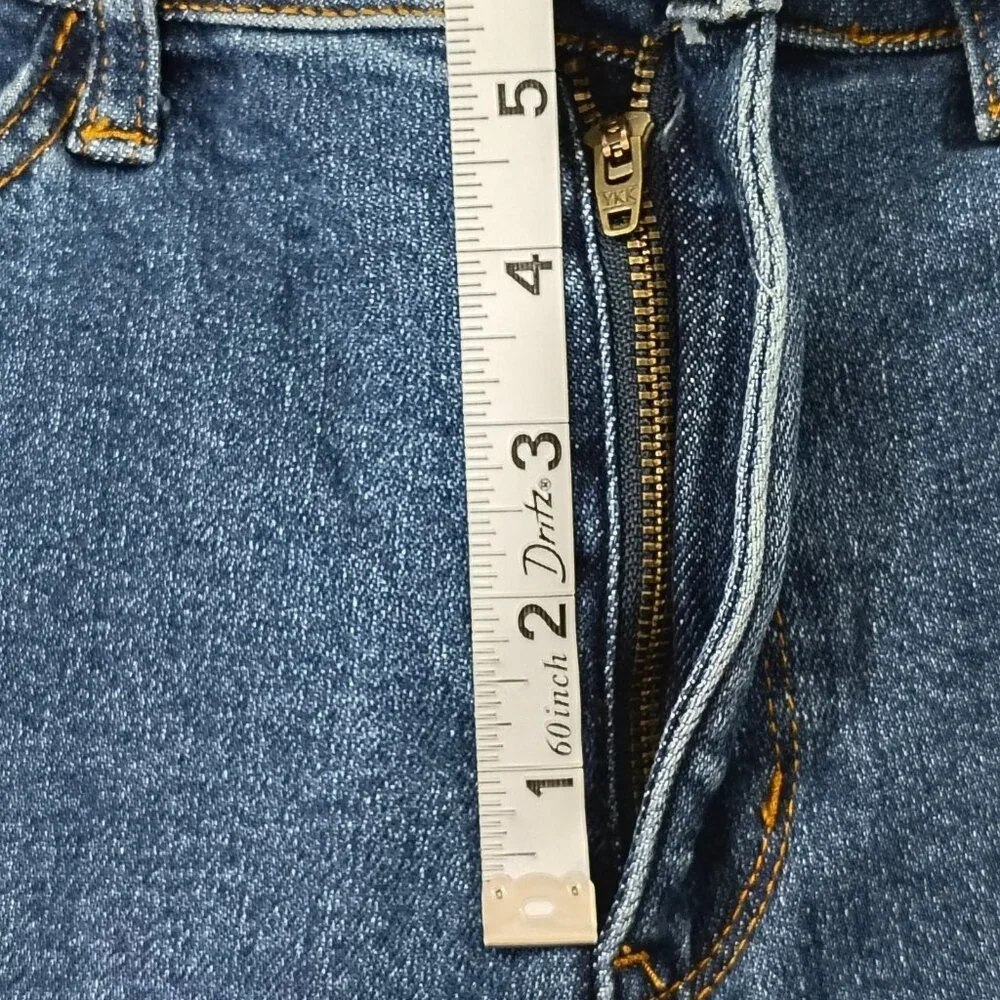 Judy Blue Skinny Fit Jeans Womens Size 14W High Rise Blue Denim Pockets Stretch - Picture 13 of 16